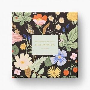 NWT Anthropologie Rifle Paper Co Strawberry Fields Floral Puzzle 500 Pieces